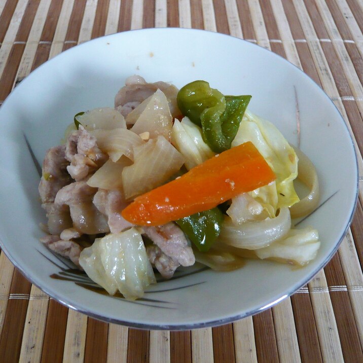 肉と野菜の味噌炒め